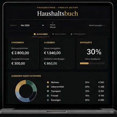 Haushaltsbuch Pro